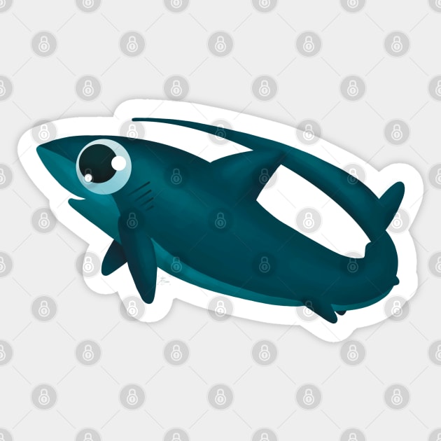 Thresher shark Sticker by Alex McGoran’s Store